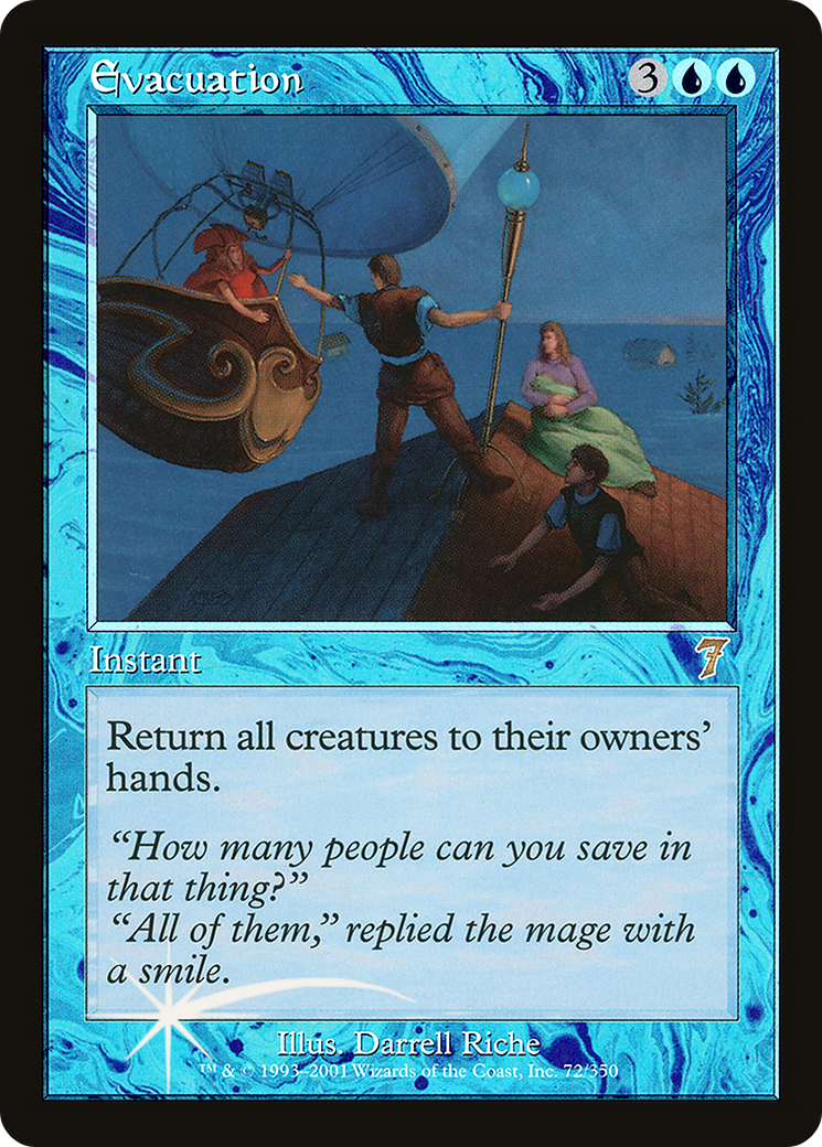 Evacuation (7ED-72★) - Seventh Edition Foil