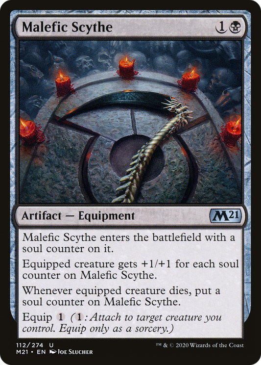 Malefic Scythe (M21-112) - Core Set 2021