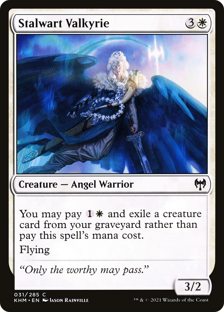 Stalwart Valkyrie  (KHM-031) - Kaldheim