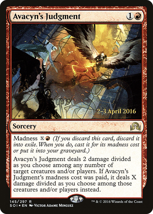 Avacyn's Judgment (PRE-145S) - Shadows over Innistrad Promos (Prerelease) Foil