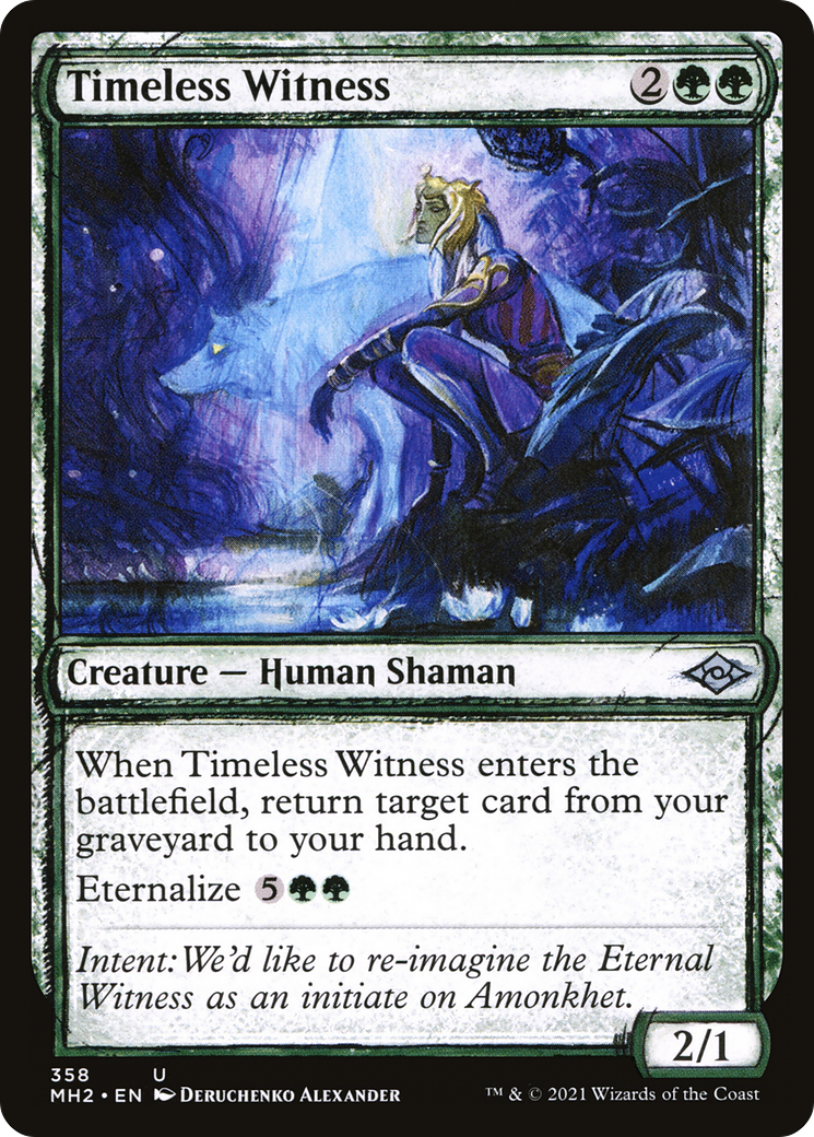 Timeless Witness (MH2-358) - Modern Horizons 2: (Showcase) Foil