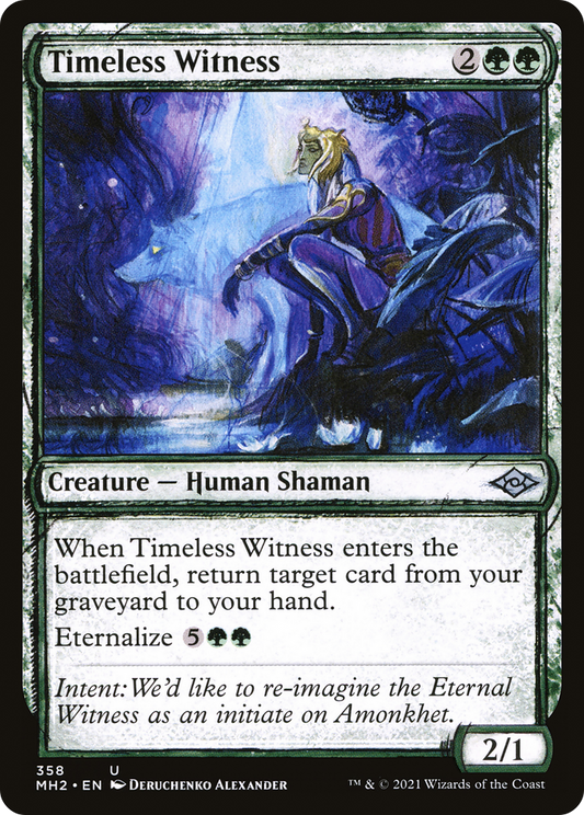 Timeless Witness (MH2-358) - Modern Horizons 2: (Showcase) Foil