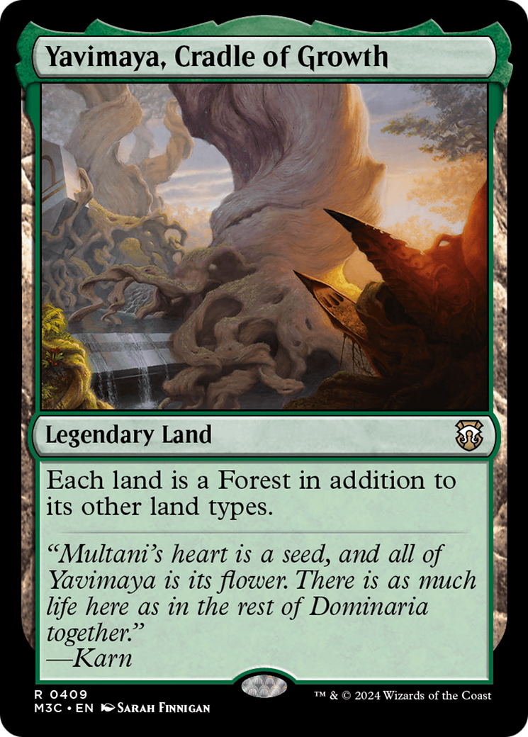 Yavimaya, Cradle of Growth (M3C-409) - Modern Horizons 3 Commander Foil