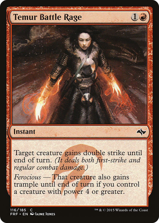 Temur Battle Rage (FRF-116) - Fate Reforged