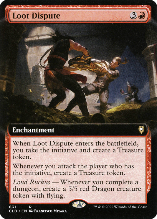 Loot Dispute (Extended Art) (CLB-631) - Commander Legends: Battle for Baldur's Gate: (Extended Art)