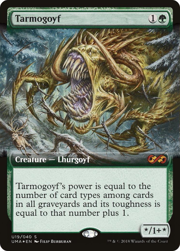 Tarmogoyf (PUMA-U19) - Ultimate Box Topper: (Extended Art) Foil