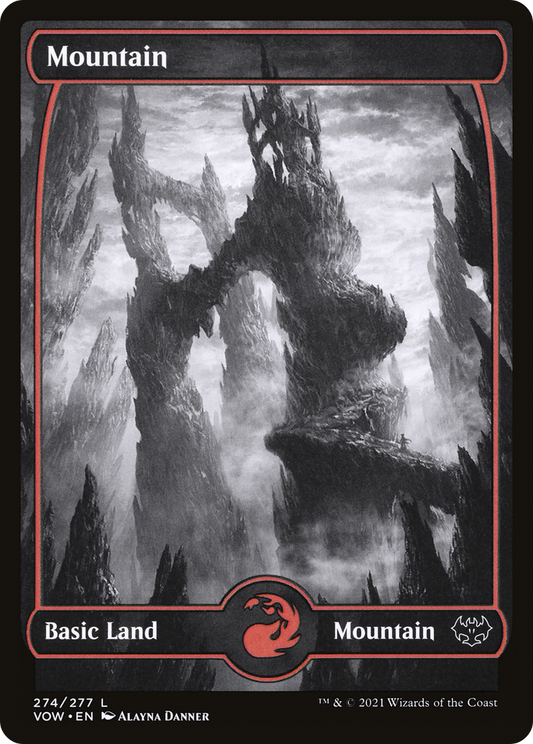 Mountain (VOW-274) - Innistrad: Crimson Vow: (Showcase) Foil