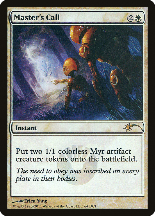 Master's Call (WPN-064) - DCI Promos Foil