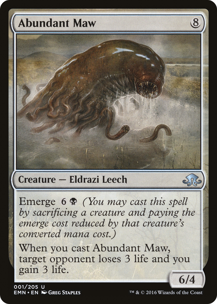 Abundant Maw (EMN-001) - Eldritch Moon