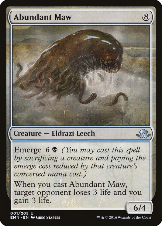 Abundant Maw (EMN-001) - Eldritch Moon