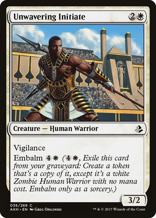 Unwavering Initiate (AKH-036) - Amonkhet