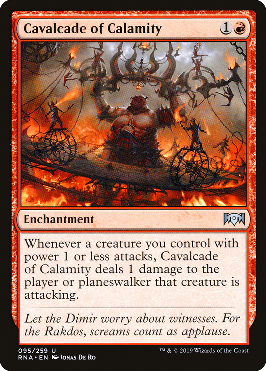 Cavalcade of Calamity (RNA-095) - Ravnica Allegiance Foil