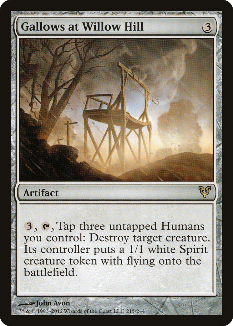 Gallows at Willow Hill  (AVR-215) - Avacyn Restored Foil