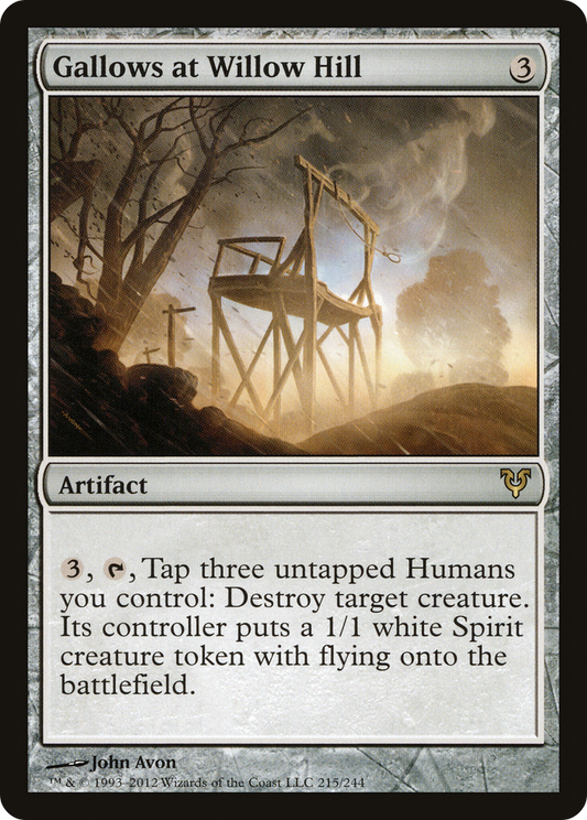 Gallows at Willow Hill  (AVR-215) - Avacyn Restored Foil