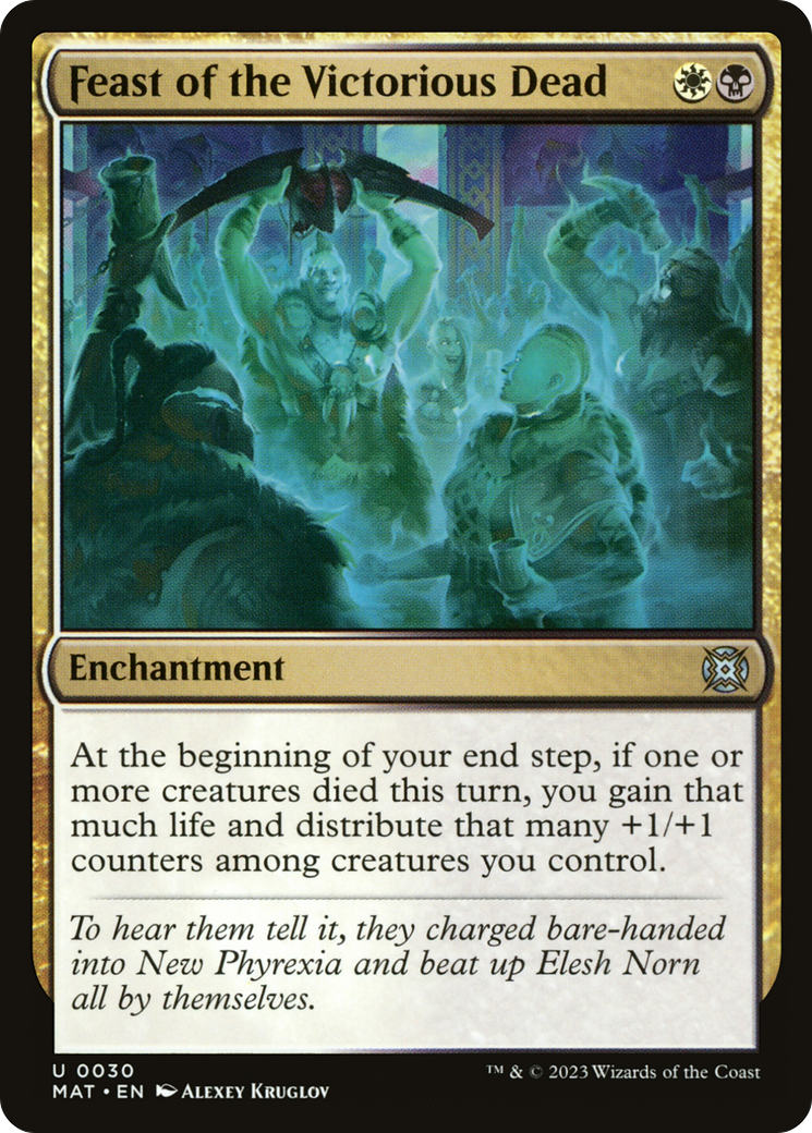 Feast of the Victorious Dead (MAT-030) - March of the Machine: The Aftermath Foil