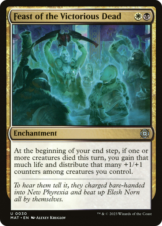 Feast of the Victorious Dead (MAT-030) - March of the Machine: The Aftermath Foil