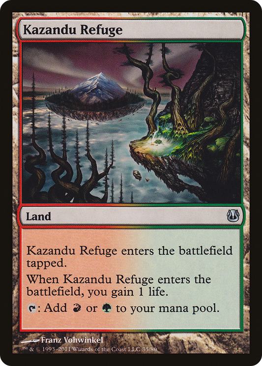 Kazandu Refuge (DDH-035) - Duel Decks: Ajani vs. Nicol Bolas