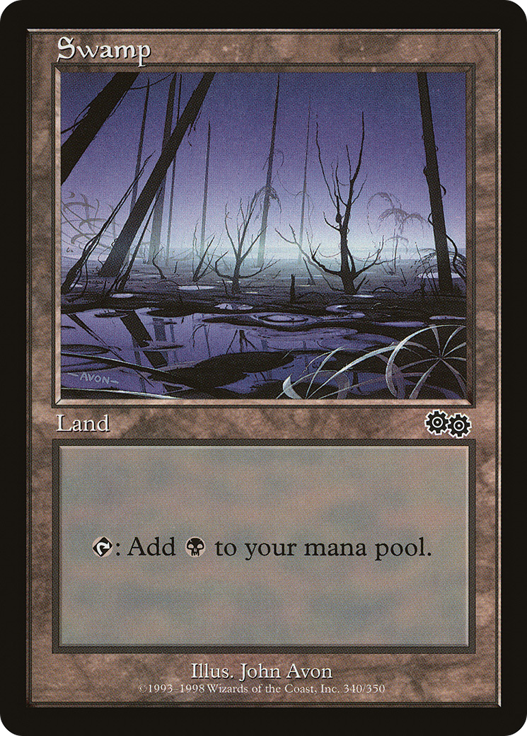 Swamp (USG-340) - Urza's Saga