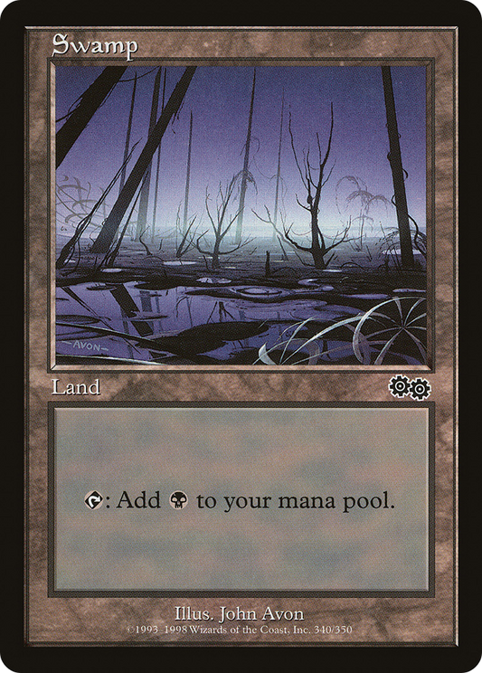 Swamp (USG-340) - Urza's Saga