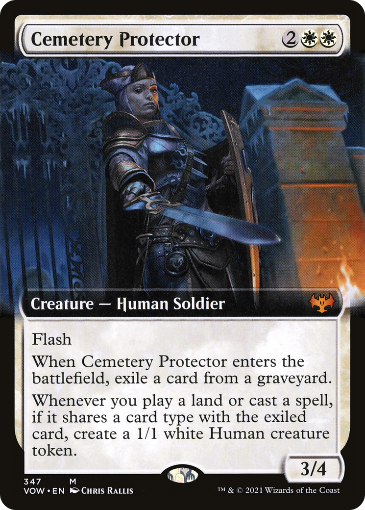 Cemetery Protector (Extended Art)  (VOW-347) - Innistrad: Crimson Vow: (Extended Art) Foil