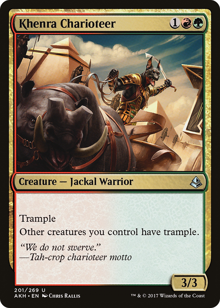 Khenra Charioteer (AKH-201) - Amonkhet Foil