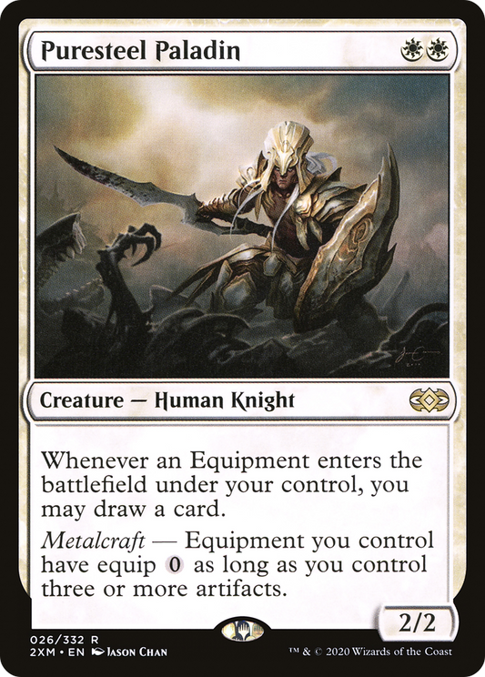 Puresteel Paladin (2XM-026) - Double Masters Foil