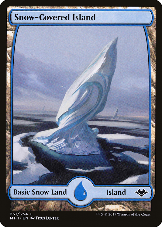 Snow-Covered Island (MH1-251) - Modern Horizons Foil