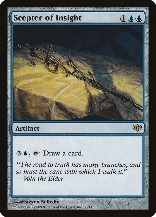 Scepter of Insight (CON-033) - Conflux Foil