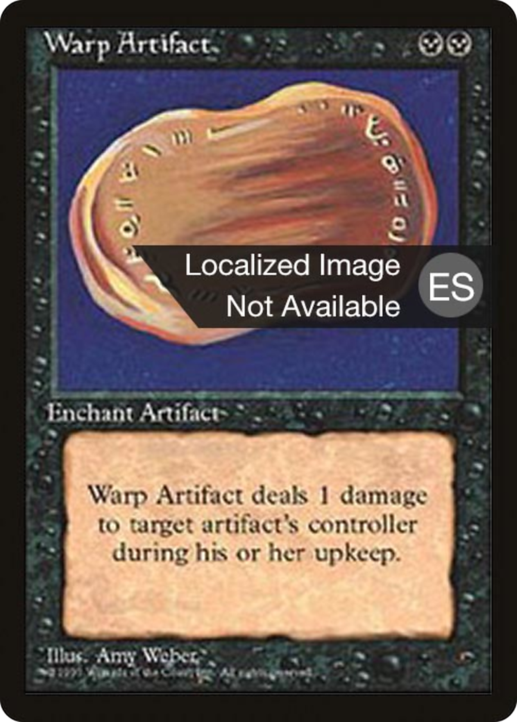 Warp Artifact (4BB-169) - Fourth Edition Foreign Black Border