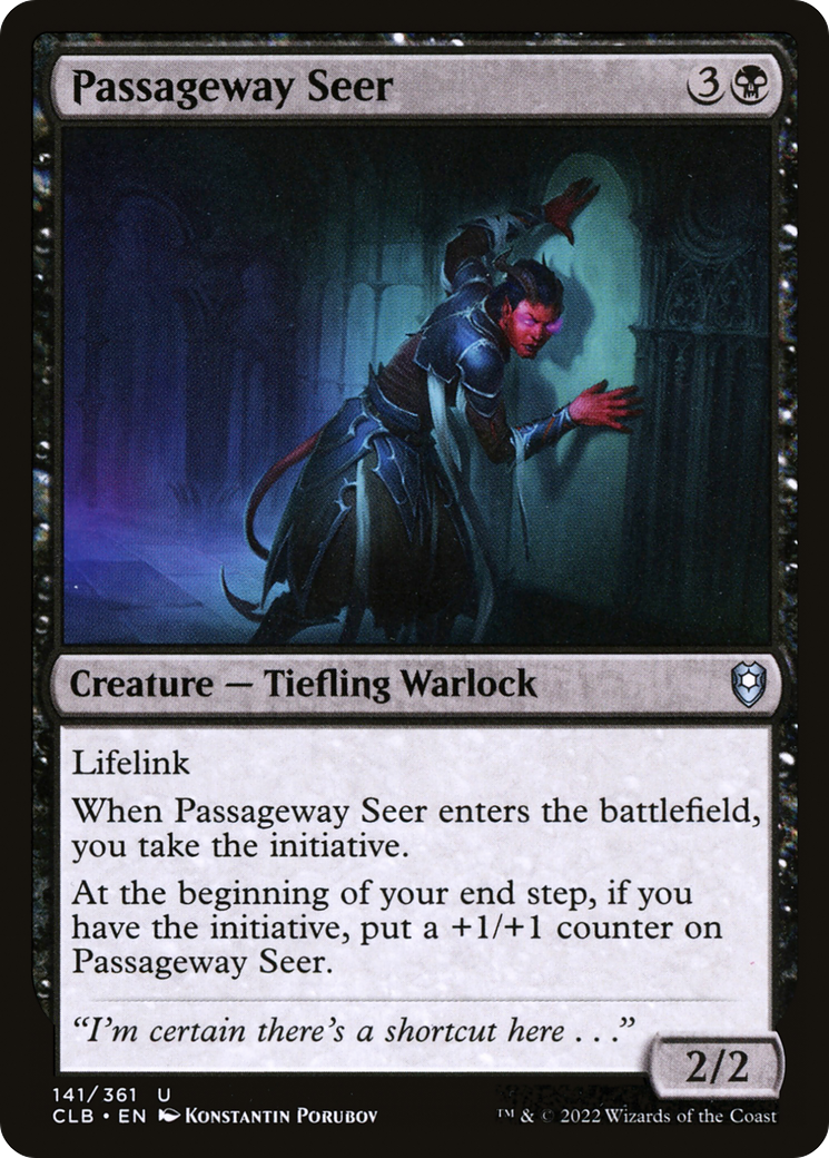 Passageway Seer (CLB-141) - Commander Legends: Battle for Baldur's Gate Foil