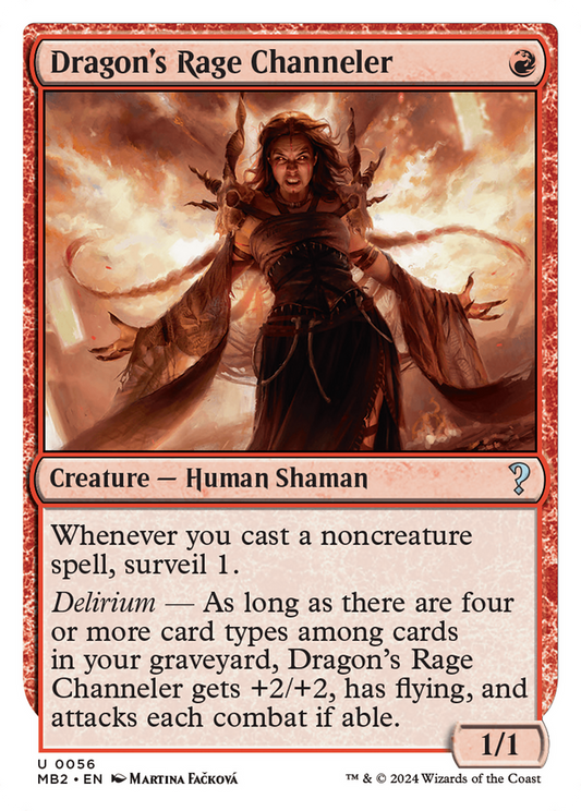 Dragon's Rage Channeler  (MB2-056) - Mystery Booster 2