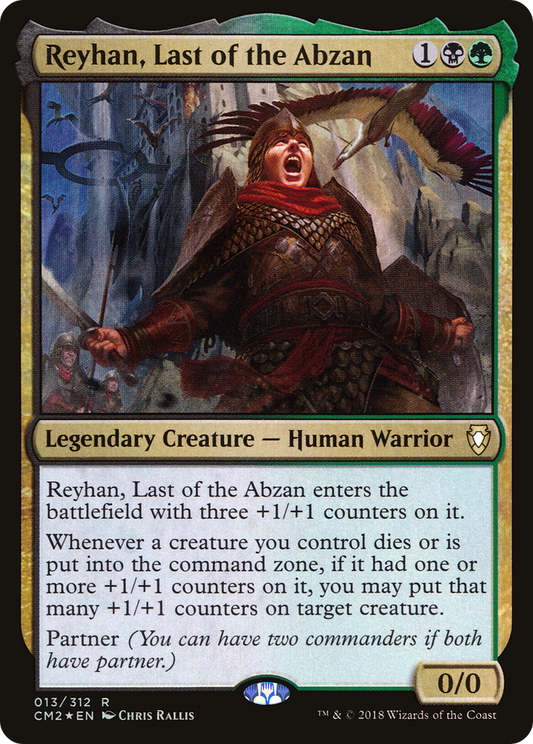 Reyhan, Last of the Abzan (CM2-013) - Commander Anthology Volume II Foil