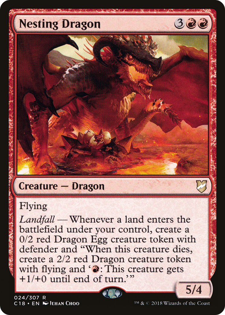 Nesting Dragon (C18-024) - Commander 2018