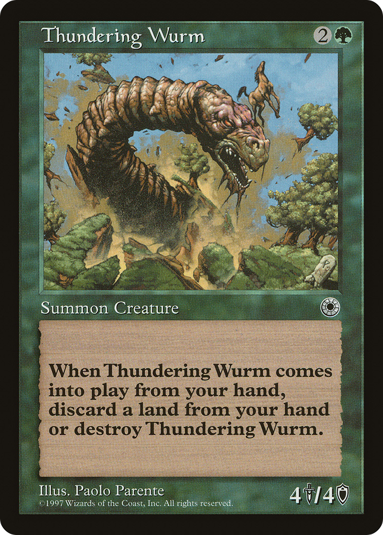 Thundering Wurm (POR-189) - Portal