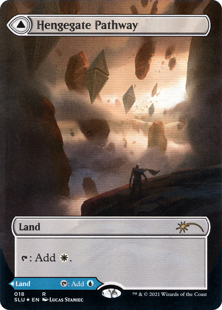 Hengegate Pathway // Mistgate Pathway  (Borderless)(SLU-018) - Secret Lair: Ultimate Edition: (Showcase) Foil