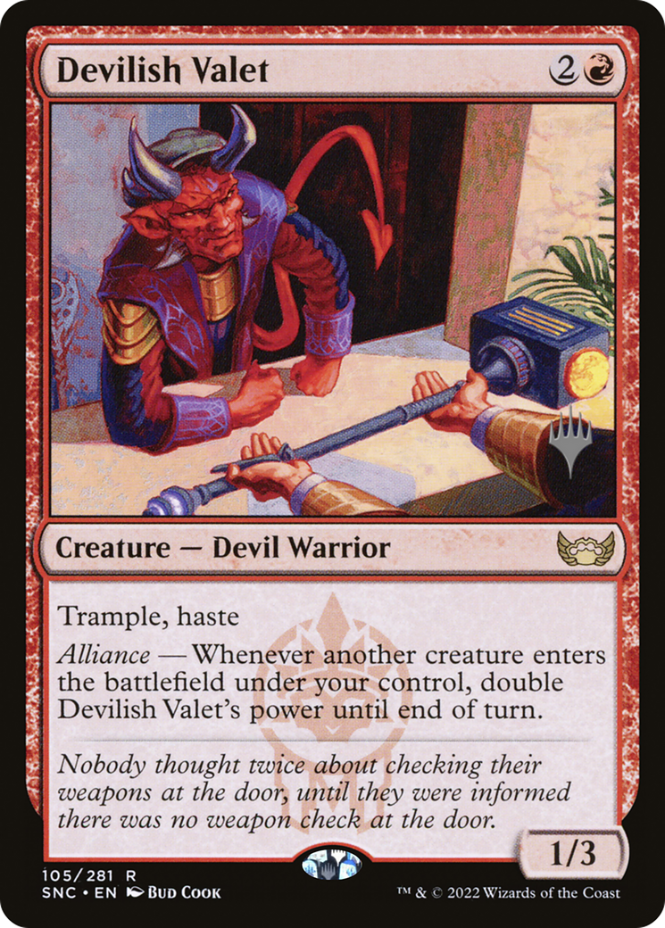 Devilish Valet (PSNC-105P) - Streets of New Capenna Promos