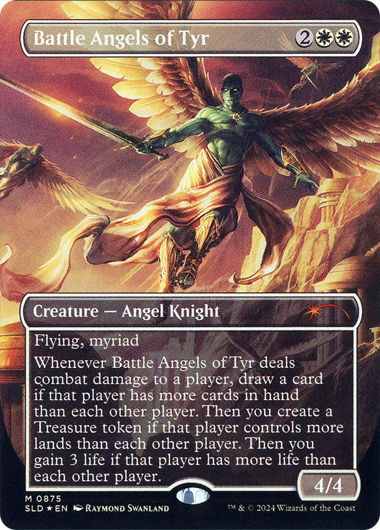 Battle Angels of Tyr (SLD-875) - Secret Lair Drop (Borderless) Foil