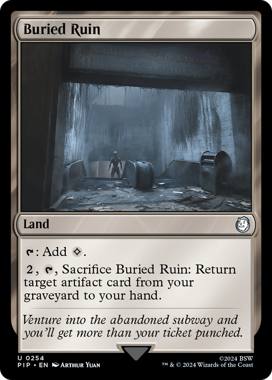 Buried Ruin (PIP-254) - Fallout Foil