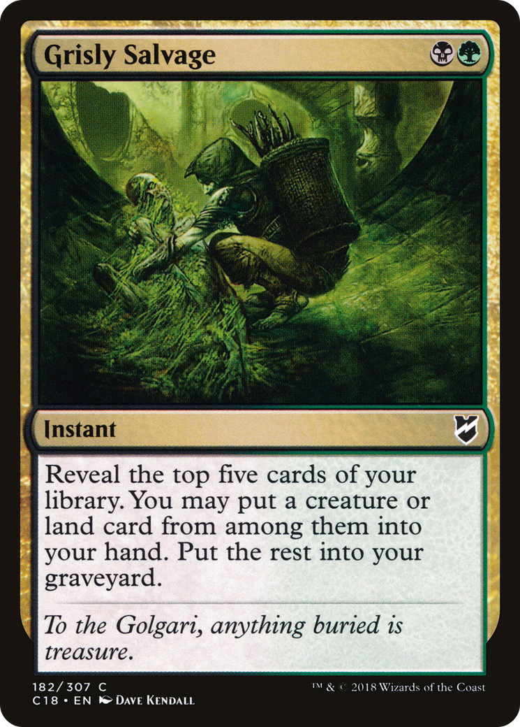 Grisly Salvage (C18-182) - Commander 2018