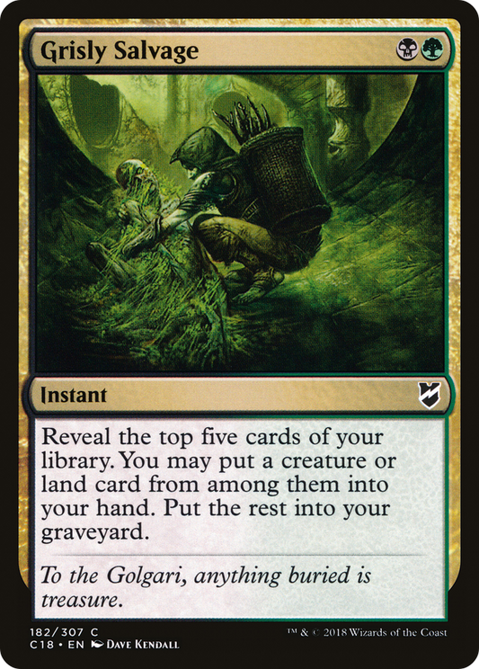 Grisly Salvage (C18-182) - Commander 2018