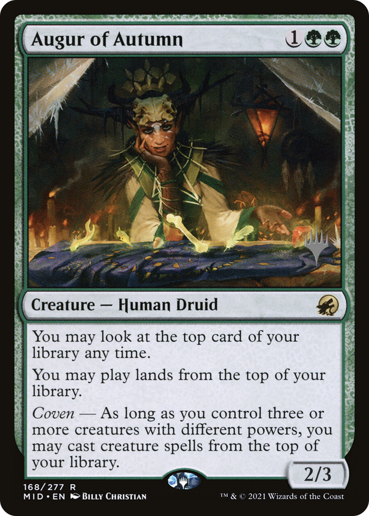 Augur of Autumn (PPMID-168P) - Innistrad: Midnight Hunt Promos (Promo Pack)