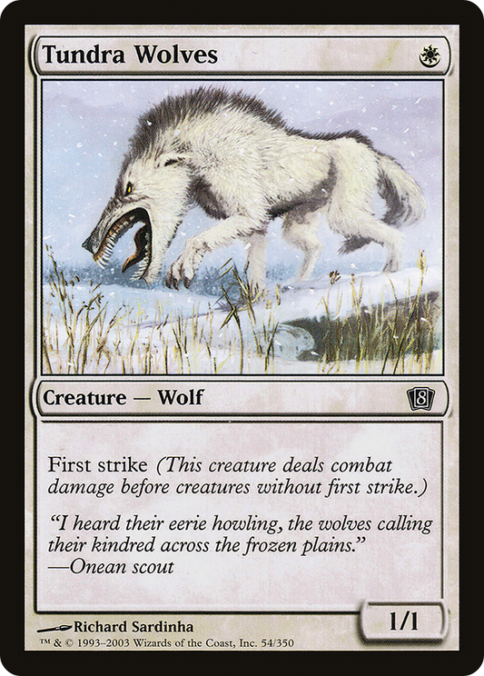 Tundra Wolves (8ED-54★) - Eighth Edition Foil