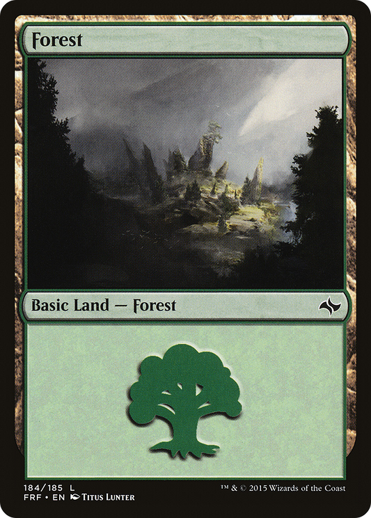 Forest (FRF-184) - Fate Reforged Foil