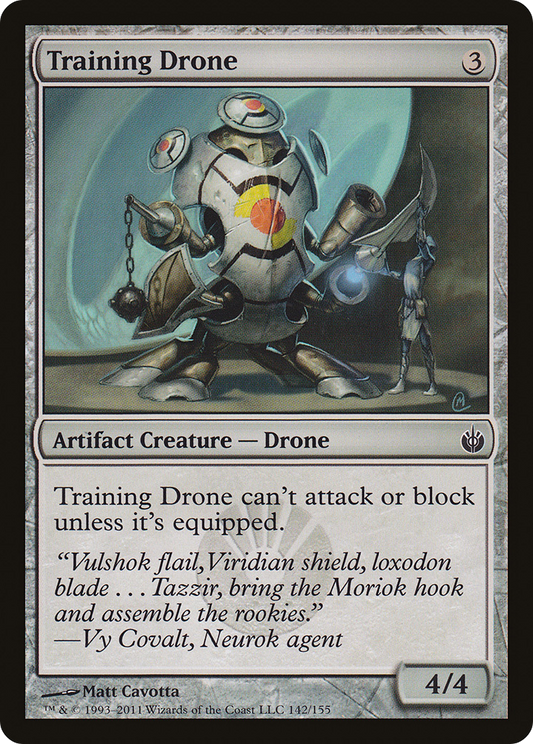 Training Drone (MBS-142) - Mirrodin Besieged Foil