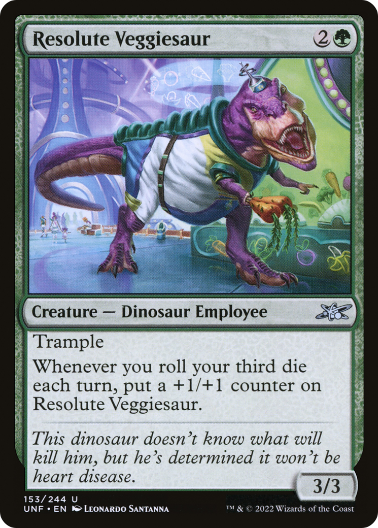 Resolute Veggiesaur (UNF-153) - Unfinity