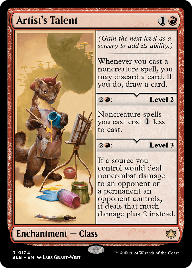 Artist's Talent (BLB-124) - Bloomburrow