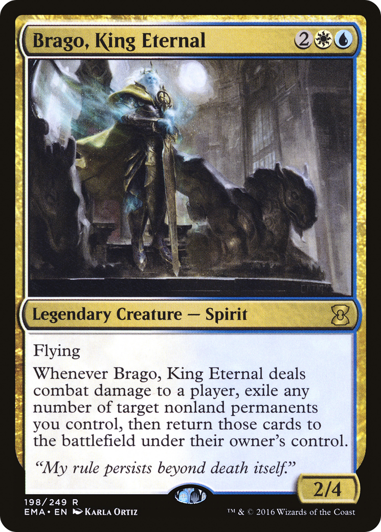 Brago, King Eternal (EMA-198) - Eternal Masters Foil