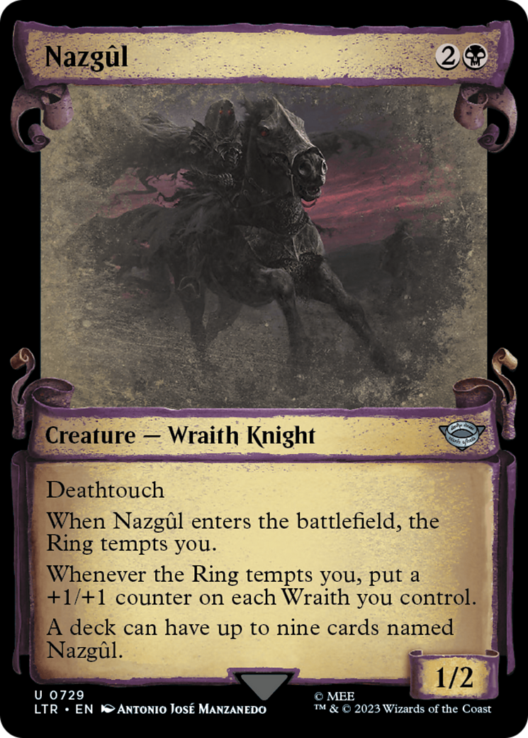 Nazgûl (LTR-729) - The Lord of the Rings: Tales of Middle-earth: (Showcase) Foil