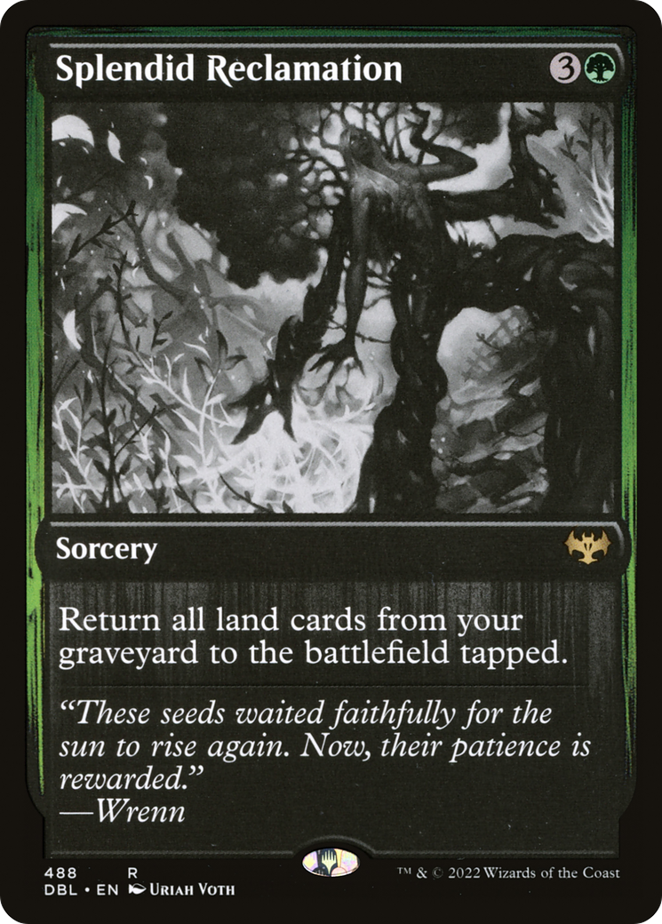 Splendid Reclamation (DBL-488) - Innistrad: Double Feature Foil