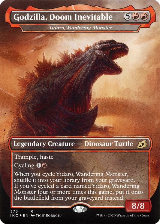 Yidaro, Wandering Monster (IKO-375) - Ikoria: Lair of Behemoths / Godzilla, Doom Inevitable (Borderless) Foil